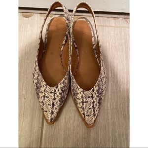 FRYE Snake Skin Flats